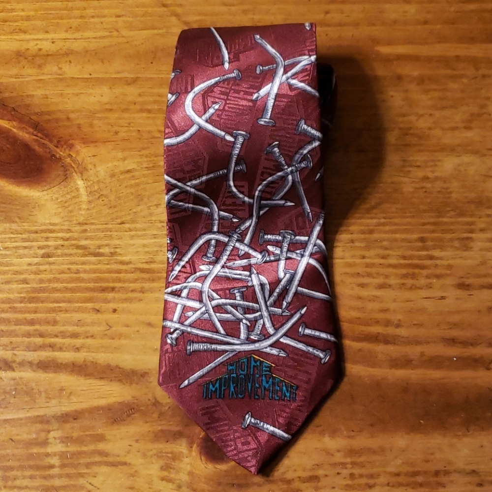 Home Improvement silk necktie for Fathers day